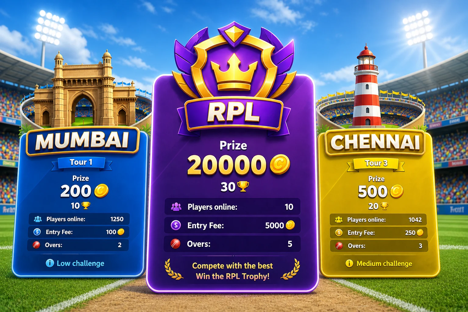 Cricket Rivals League 2026 screenshot